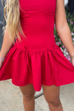 Rebel Red Dress w Bows