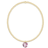 ENewton Classic Gold 2mm Reflections Charm Bracelet