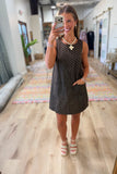 Polka Perfection Mini Dress Brown