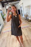 Polka Perfection Mini Dress Brown