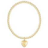 E Newton Classic Mixed Metal Love Plush Charm Bracelet Various