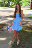 RD Style Sanessa Balloon Dress Blue