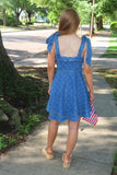 Blue Jean Bow Dress Med Denim