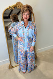 Tempo Paris Paisley Print Blouse Blue