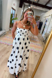 Dashing in Dots Dress White