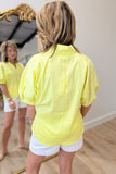 Pretty in Yellow Blouse
