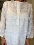 Boho Chic Lace Dress White