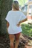 Mudpie OS Born To Sparkle Tee White