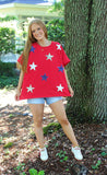 Mudpie OS Multi Stars Tee Red