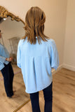 Renuar Woven 2 Button Blouse Mist