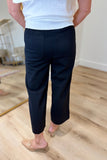 Renuar Pull On Knit Ankle Pant Black