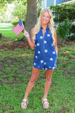 American Babe Star Denin Romper