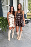 Pie & Polka Dots Tunic Dress Brown