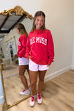 Ole Miss Mock Neck Sweatshirt