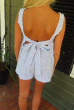 Summer Bash Back Tie Short Set