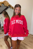 Ole Miss Mock Neck Sweatshirt
