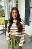 Turkey Trot Striped Sweater