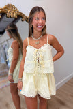 Lemon Luxe Embroidered Tie Set