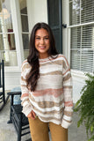 Thankful Threads Striped Sweater