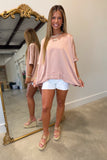 Dress It Up Blouse Blush