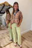 Hug Me Tight Jeans Chartreuse