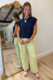 Hug Me Tight Jeans Chartreuse