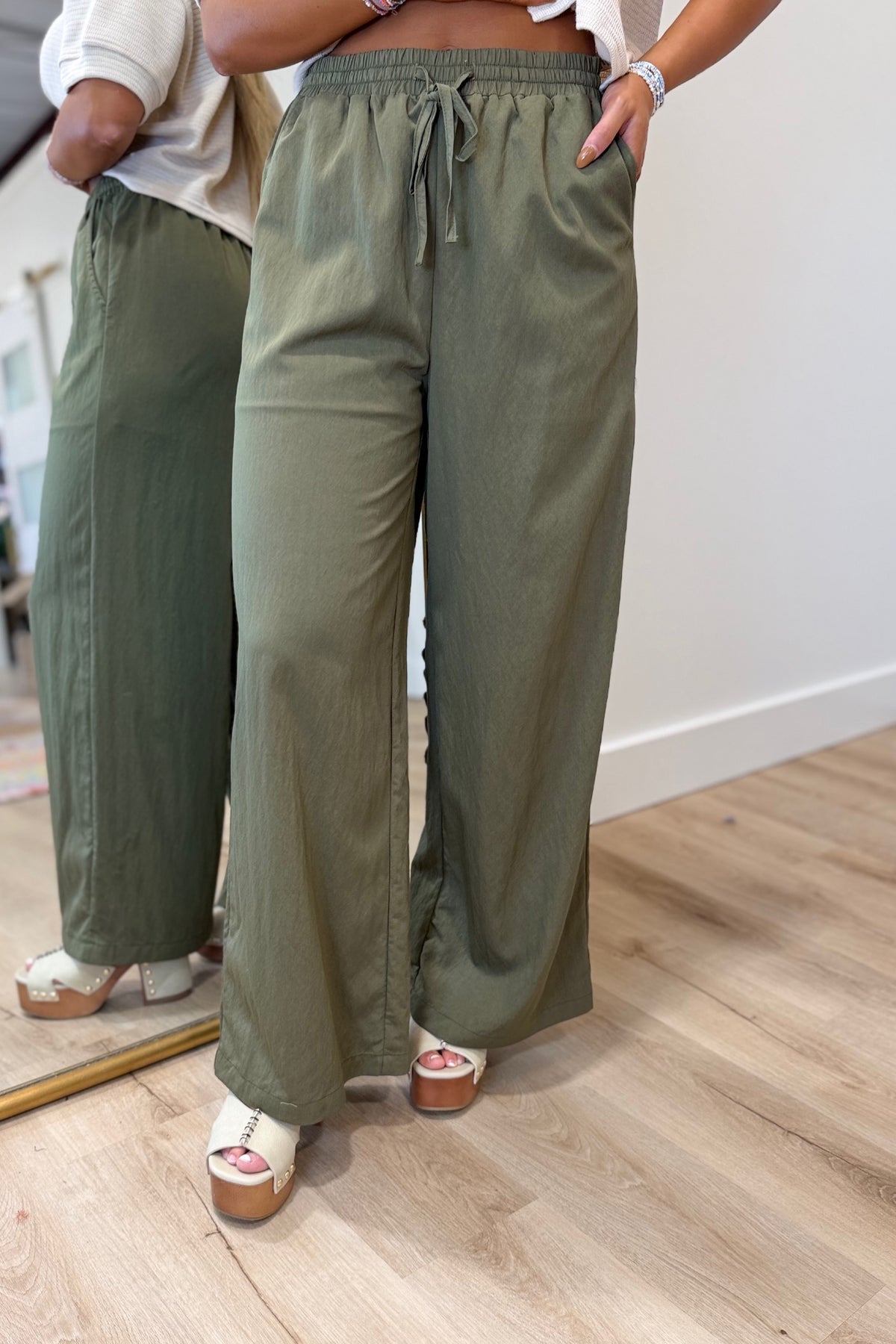 In the Office Pants Olive