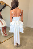 Tying The Knot Strapless Bow Dress White