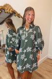 Garden of Love Dress Olive