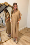 Fallon Faux Suede Dress Came