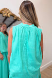 Elan Flowing Free Top Mint Green