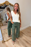 Savanna Safari Zebra Pants Olive