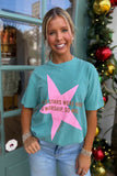 Stars Were Made to Worship Graphic Tee Seafoam