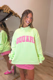 E Squared Mock Neck Sweatshirt Strawberry Shortcake
