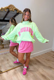 E Squared Mock Neck Sweatshirt Strawberry Shortcake