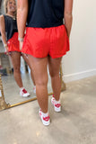 Breezy Flutter Short Red