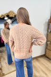Girls in Pearls Sweater Taupe
