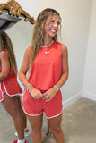 Snapflair Cropped Tank Brick