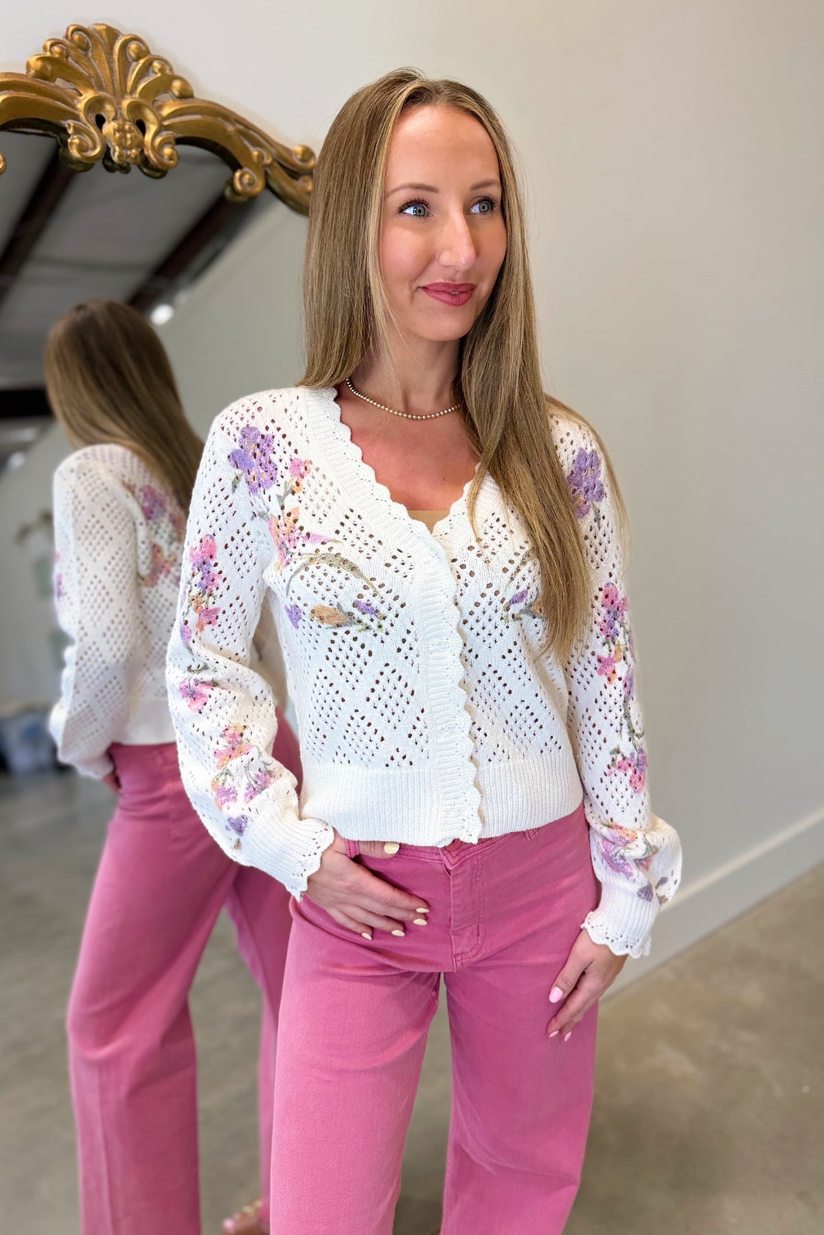 RD  Style Chryseis V Neck Cardigan