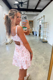 Petal Rush Open Back Athletic Dress Pink RESTOCK