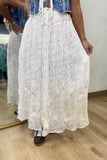Timeless Grace Maxi Lace Skirt Ecru