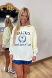 Malibu Athletic Club Crewneck Sweatshirt Cream