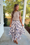 Blueberry Cobbler Plaid Skirt