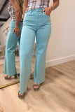 Dear John Fiona Wide Leg Jean Oil Blue