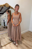 Luxe Latte Polka Dot Dress