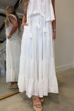 Ocean Side Linen Maxi Skirt