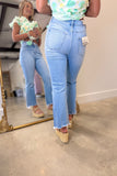 Bayeas High Rise Flare Jean