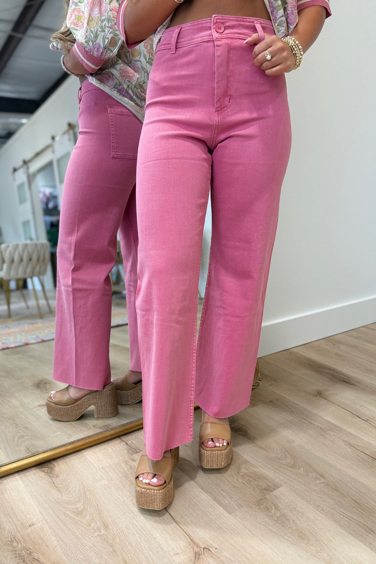 Hug Me Tight Jeans Rose RESTOCK
