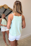 Pastel Dye Cami Top Sage