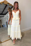 Soft Living Maxi Skirt Set Yellow